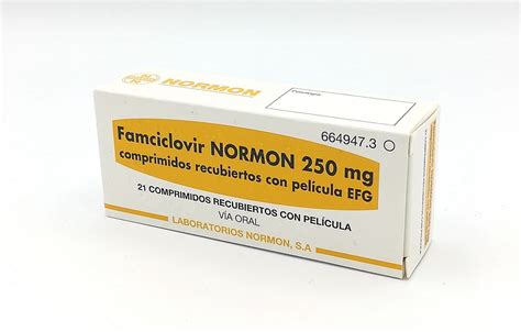 FAMCICLOVIR NORMON 250 mg COMPRIMIDOS RECUBIERTOS CON ...