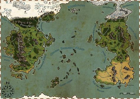 Fantasy Map Final JPG by sonoftroll on DeviantArt