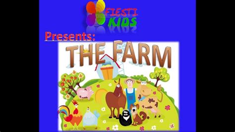 Farm Animals and Farmer for Children Song, La Granja en ...
