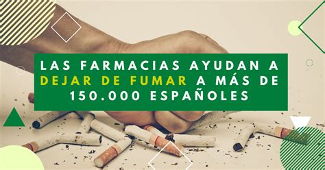 Farmacéuticos ayudan a más de 150.000 españoles a dejar de fumar