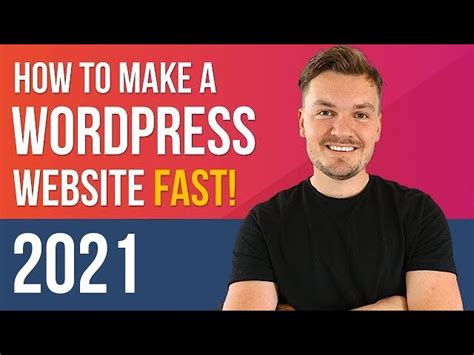 FAST Wordpress Tutorial 2021   How to Make a Website in 8 ...