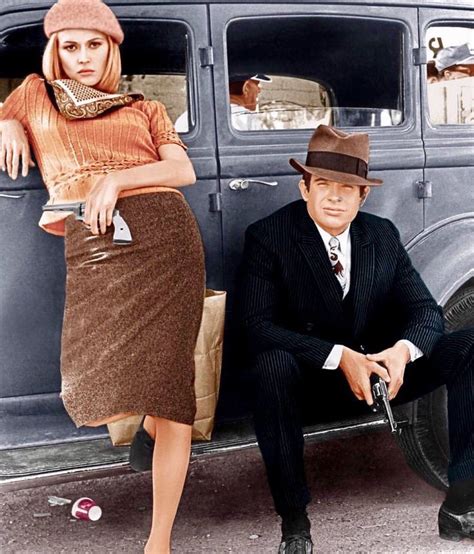 Faye Dunaway and Warren Beatty in ‘Bonnie and Clyde’  1967 ...