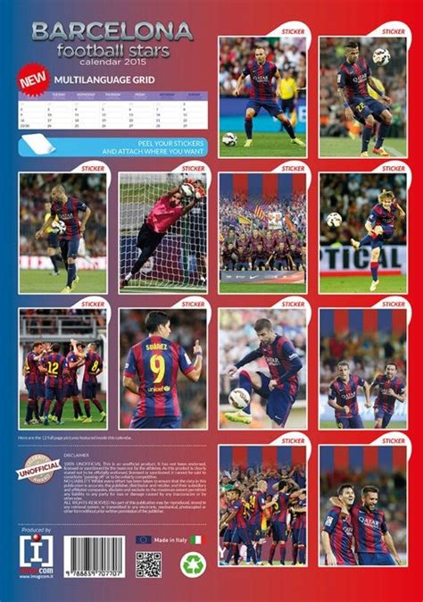 FC Barcelona   Calendari da Muro 2022 | Compra su Europosters.it
