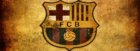 FC Barcelona Faded Logo Facebook Cover   fbCoverLover.com