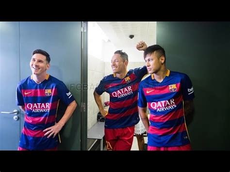 FC Barcelona first team photo shoot  season 2015/16    YouTube