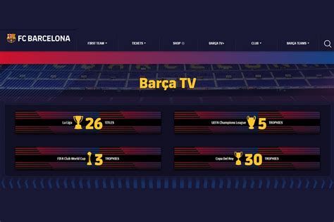 FC Barcelona lança novo serviço de streaming Barça TV + | Panorama ...