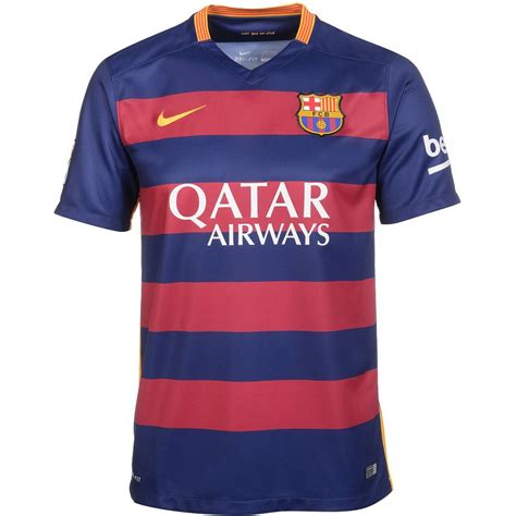 FC BARCELONA NIKE HOME MENS JERSEY 2015 2016 FOOTBALL ...