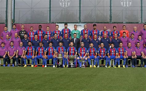 FC Barcelona official photo for the season