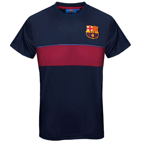 FC Barcelona Official Soccer Gift Mens Poly Training Kit T ...