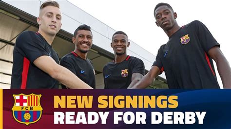FC Barcelona   RCD Espanyol: New signings are ready!   YouTube