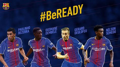 FC Barcelona s summer signings are ready for the 2017 18 ...
