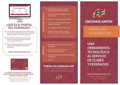 Federación Riojana de Fútbol Portal del Federado, una herramienta de ...
