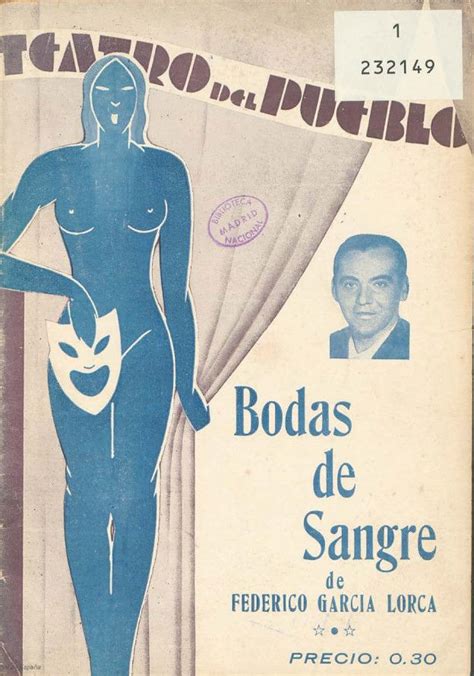 Federico García Lorca – Bodas de sangre  1936  | Boda ...