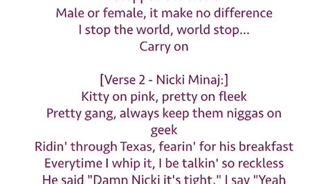 Feeling Myself by Nicki Minaj [FULL SONG/LYRICS]   YouTube