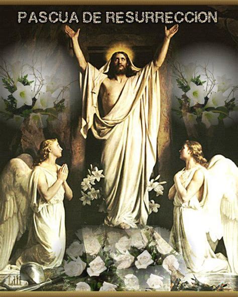 Felices Pascuas de Resurrección   LindasImagenes.net | Jesus art, Jesus ...