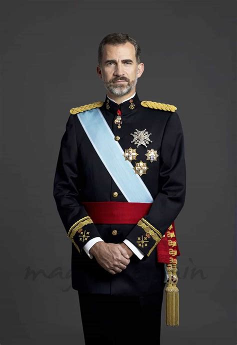 Felipe VI, ya tiene sus fotos oficiales como militar ...