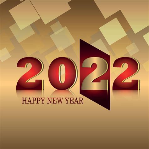 feliz año nuevo 2022 celebración tarjeta de felicitación y ...