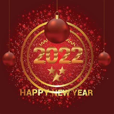 feliz año nuevo 2022 diseño de texto dorado 2048875 Vector ...