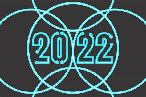 Feliz año nuevo 2022 plantilla de diseño. diseño moderno para ...