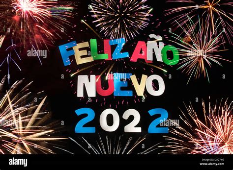 FELIZ ANO NUEVO 2022 Stock Photo: 57827828 Alamy