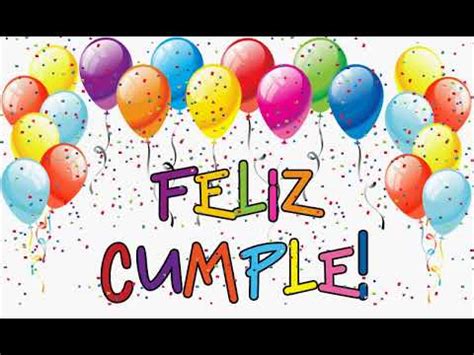 Feliz Cumpleaños // Happy Birthday Spanish song   YouTube