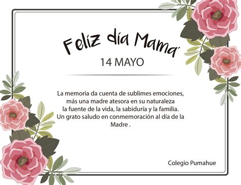 Felíz día de la Madre – Colegio Pumahue Huechuraba