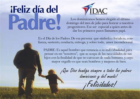 ¡Feliz Día del Padre! – IDAC