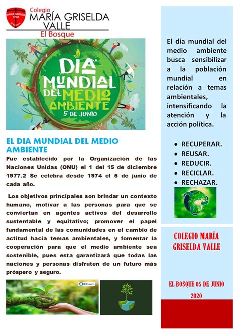 Feliz día Mundial del Medio Ambiente | Colegio María ...