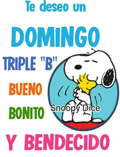 Feliz Domingo Snoopy 243   BonitasImagenes.net