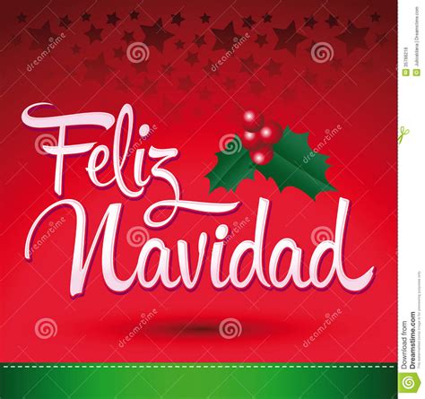 Feliz Navidad stock vector. Illustration of freehand ...