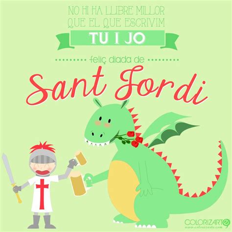 Feliz Sant Jordi 2015 | Jordi, Feliç sant jordi, Manualidades sant jordi