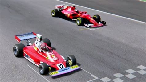 Ferrari F1 2017 vs Ferrari F1 1975   Imola   YouTube