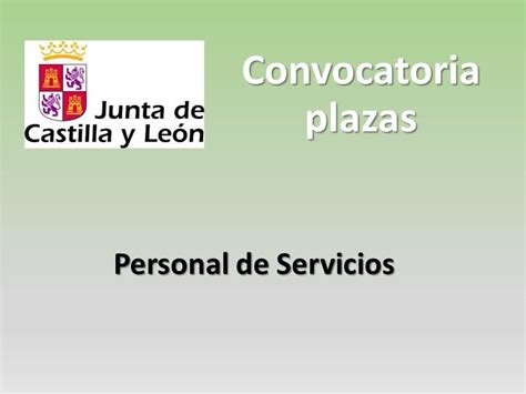 FeSP UGT Zamora – Jcyl: Convocatoria plazas Personal de ...