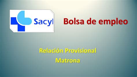 FeSP UGT Zamora – Sacyl: Relación provisional Bolsa de ...