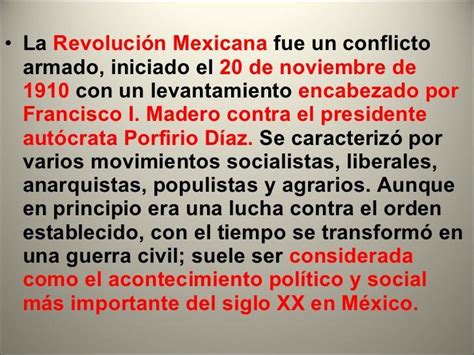 Ficha tematica de la revolución mexicana   Brainly.lat