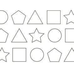 Fichas infantil: Formas geométricas