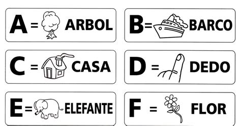 Fichas Infantiles: Ficha de las letras del abecedario con ...