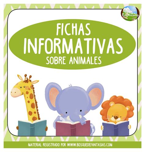 Fichas INFORMATIVAS de ANIMALES: Nombre y características | Fichas de ...