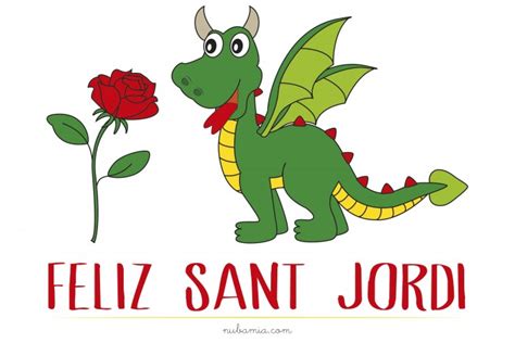 Fichas para trabajar el Día de Sant Jordi 23 de abril: Rosas y dragones ...