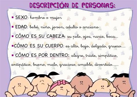 FICHAS PLANTILLAS PARA DESCRIPCION DE PERSONAS PARA NIÑOS