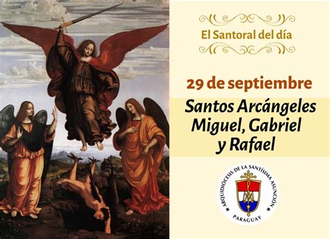 Fiesta de los Santos Arcángeles Miguel, Gabriel y Rafael ...