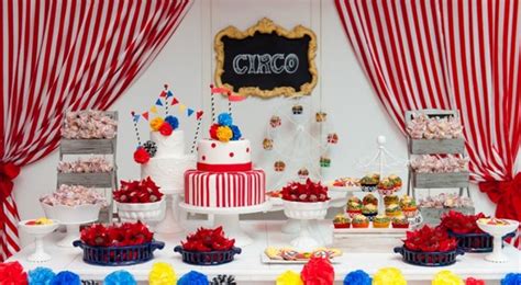 Fiesta infantil de cumpleaños inspirada en el Circo