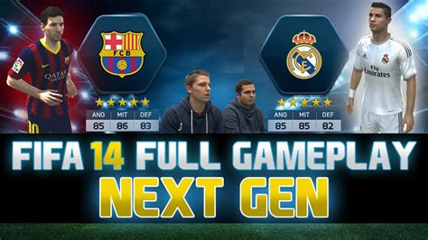 Fifa 14 | FULL Next Gen Gameplay | Barcelona vs. Real ...