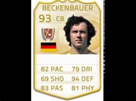 FIFA Ultimate Team 15   Legend Franz Beckenbauer   YouTube