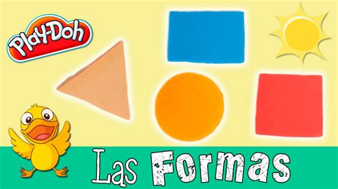 FIGURAS geométricas en español * Aprender con PLAYDOH ...