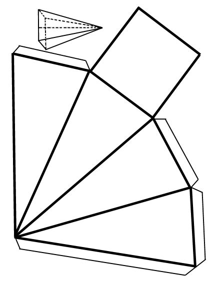 Figuras geométricas recortables 3D