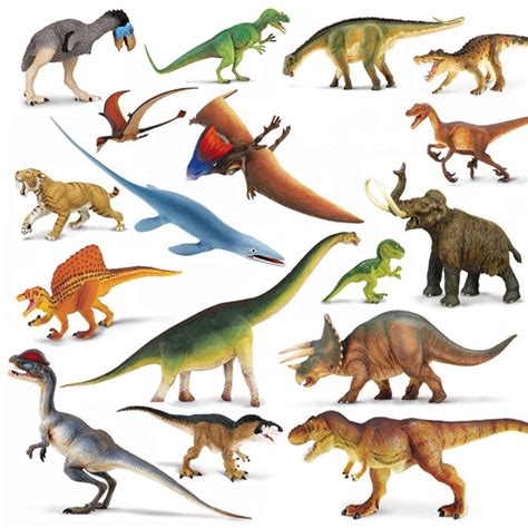 Figuras originales del modelo Jurásico de dinosaurios ...