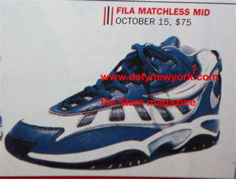 FILA Matchless Mid Basketball Sneaker 1998