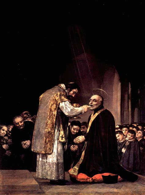 File:La última comunión de san José de Calasanz, Francisco ...