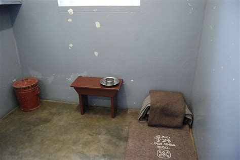 File:Nelson Mandela s prison cell, Robben Island, South ...